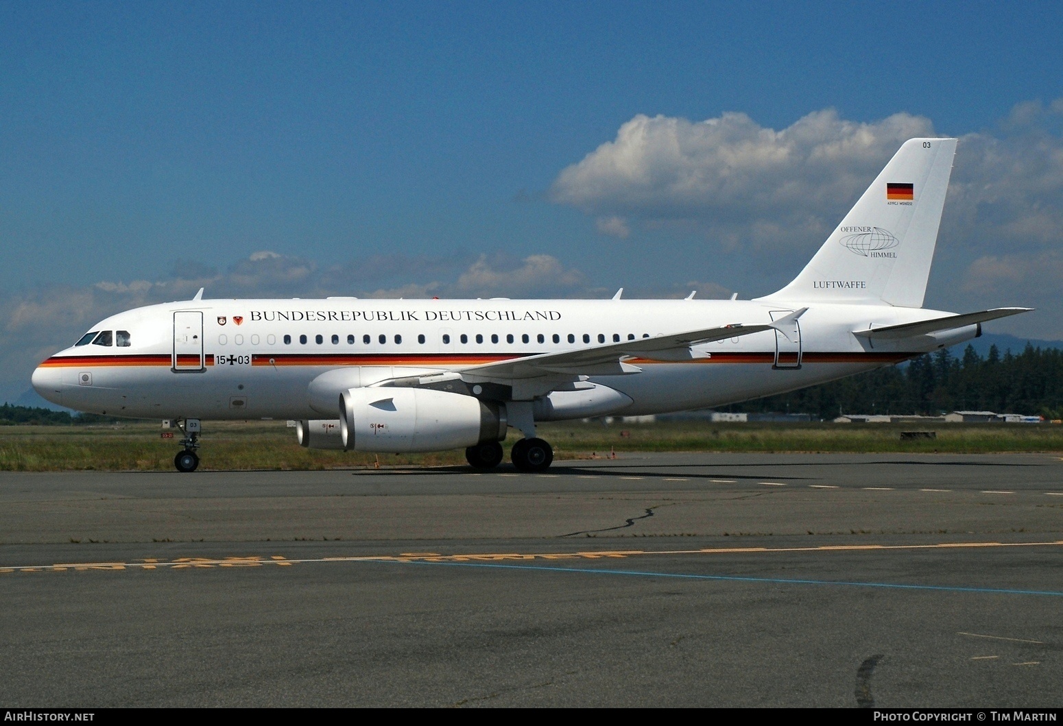 Aircraft Photo of 1503 | Airbus ACJ319 (A319-133/CJ) | Germany - Air Force | AirHistory.net #575165