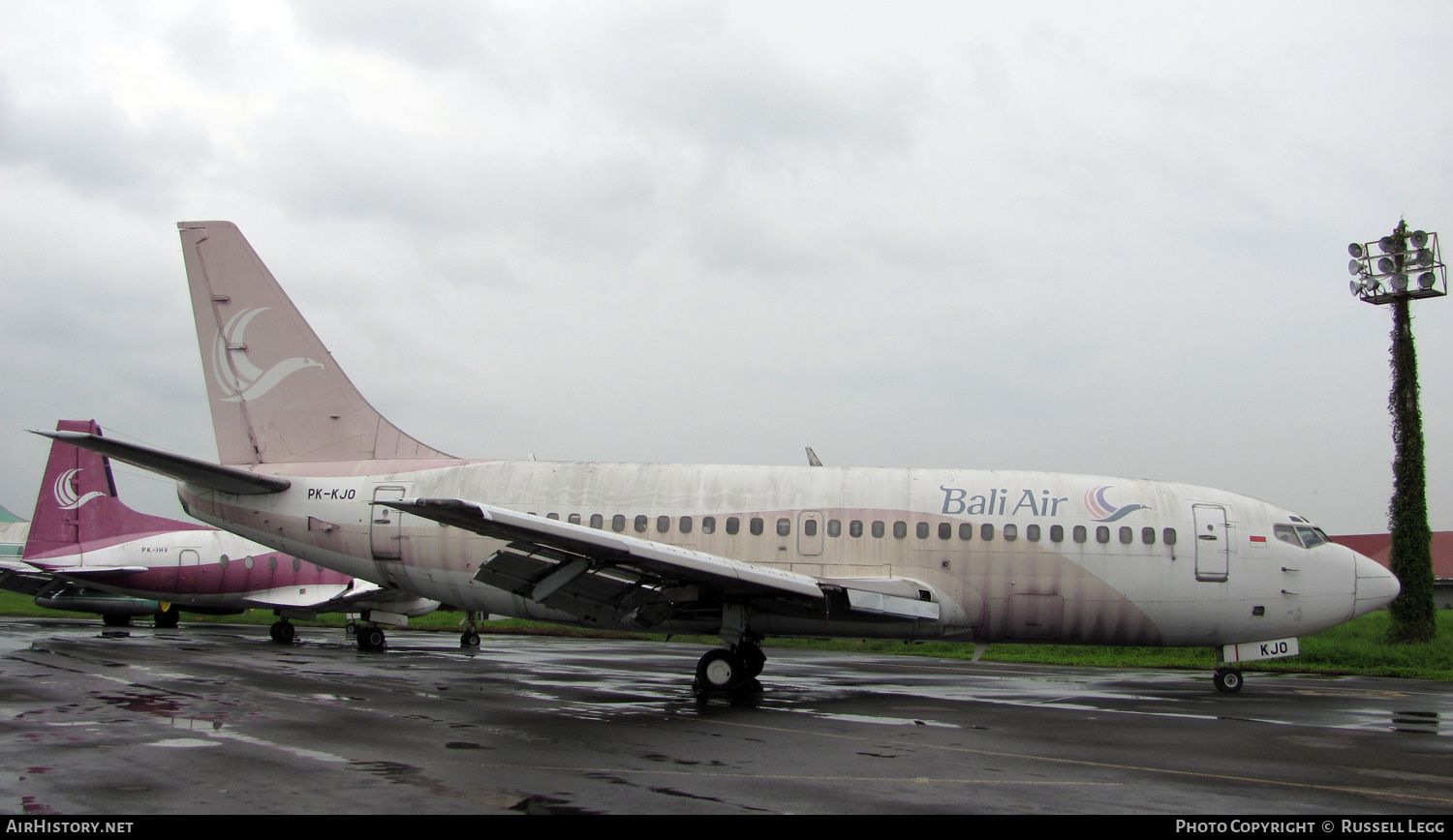 Aircraft Photo of PK-KJO | Boeing 737-2L9/Adv | Bali Air | AirHistory.net #575178