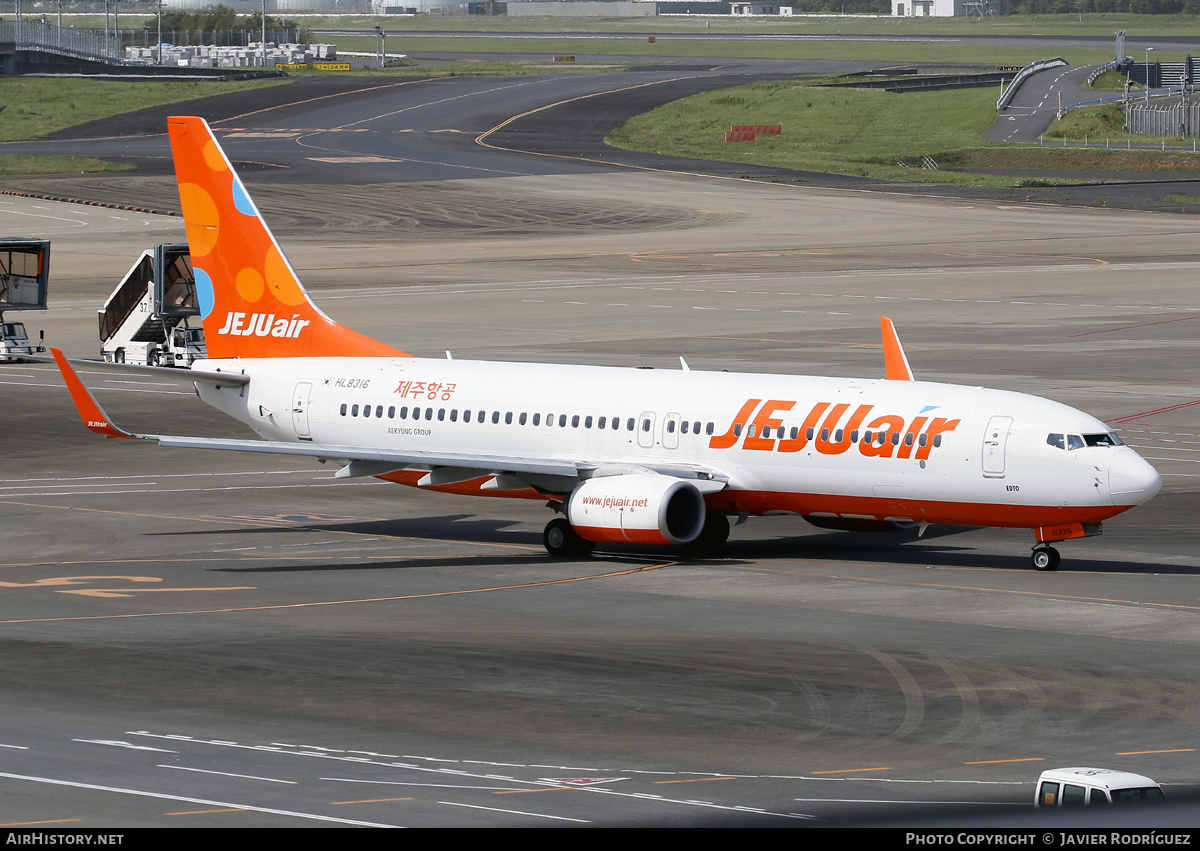 Aircraft Photo of HL8316 | Boeing 737-800 | Jeju Air | AirHistory.net #575186