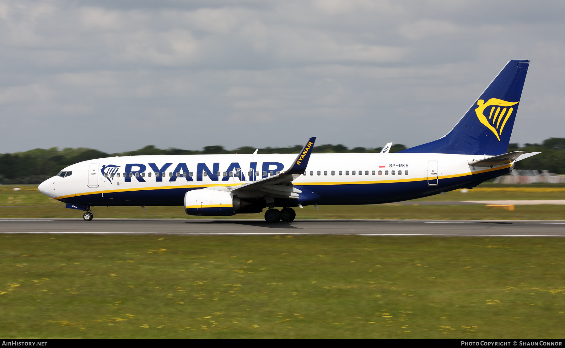 Aircraft Photo of SP-RKS | Boeing 737-8AS | Ryanair | AirHistory.net #575205