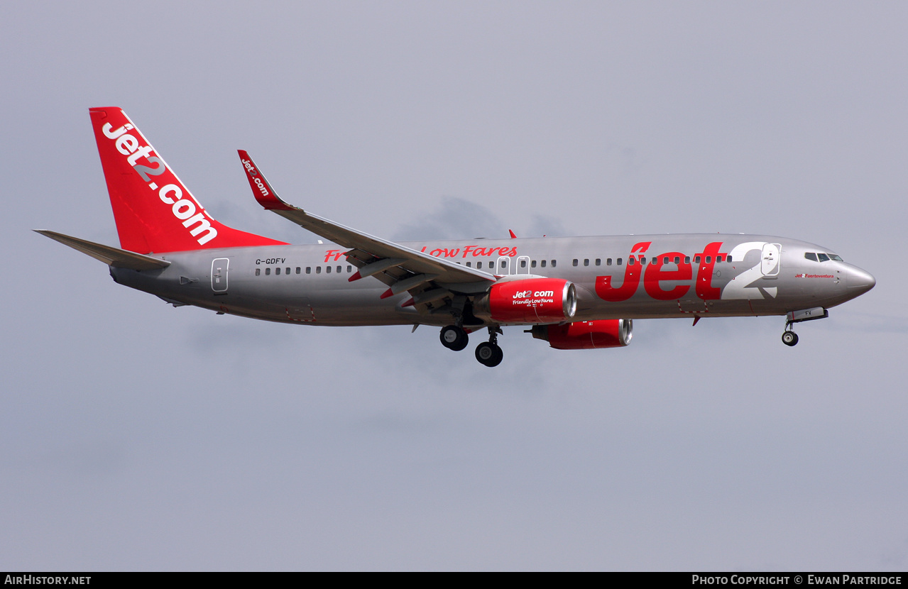 Aircraft Photo of G-GDFV | Boeing 737-85F | Jet2 | AirHistory.net #575218