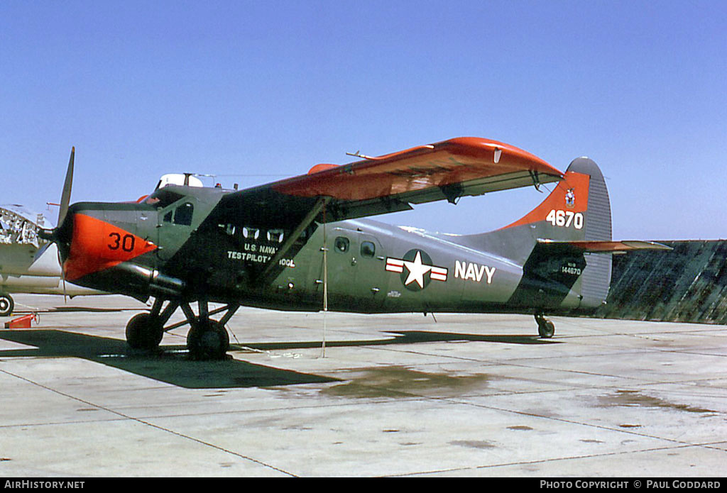 Aircraft Photo of 144670 / 4670 | De Havilland Canada NU-1B Otter (DHC-3) | USA - Navy | AirHistory.net #575240