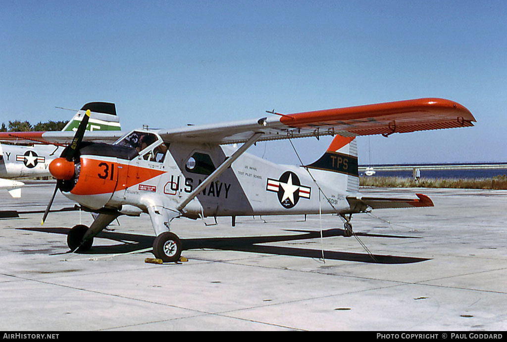 Aircraft Photo of 150191 | De Havilland Canada U-6A Beaver | USA - Navy | AirHistory.net #575242