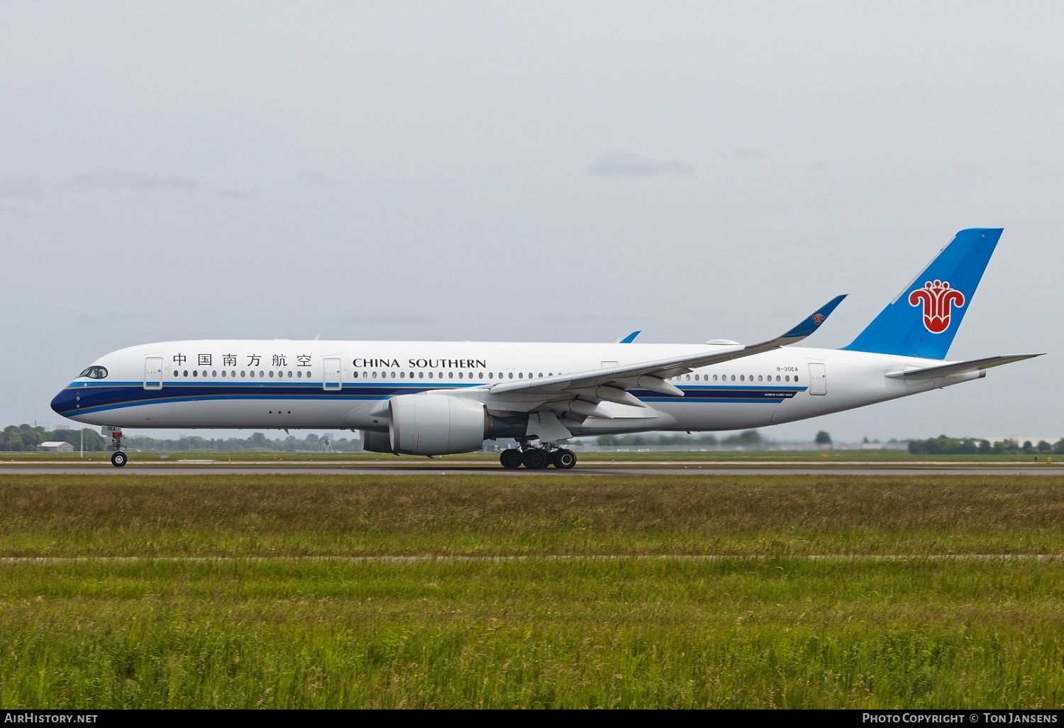 Aircraft Photo of B-30EA | Airbus A350-941 | China Southern Airlines | AirHistory.net #575272