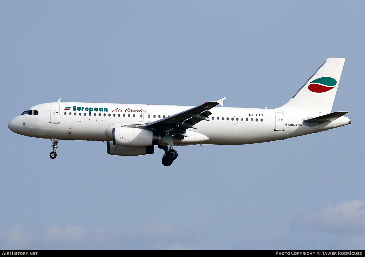 Aircraft Photo of LZ-LAG | Airbus A320-231 | European Air Charter | AirHistory.net #575318
