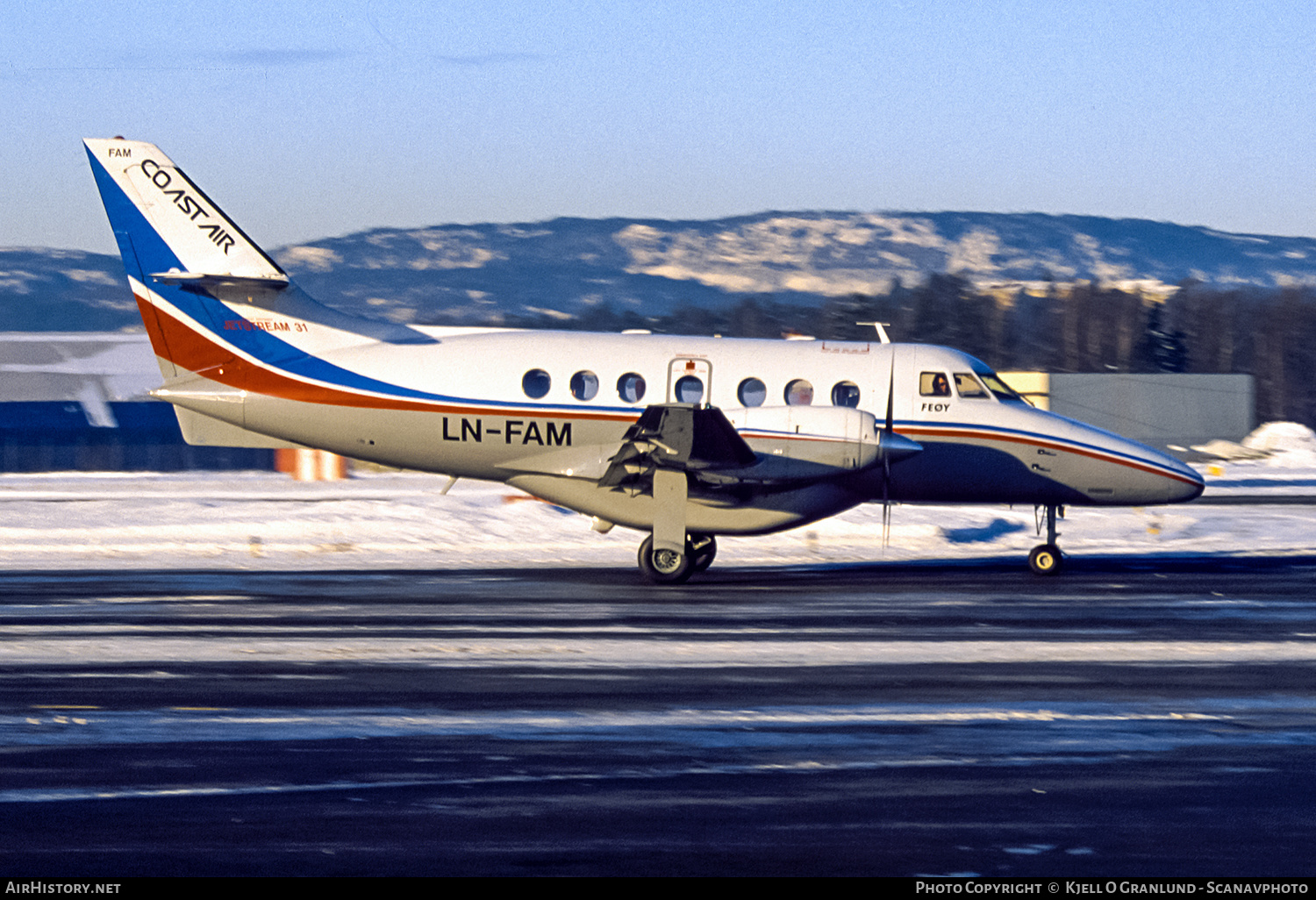 Aircraft Photo of LN-FAM | British Aerospace BAe-3100 Jetstream 31 | Coast Air | AirHistory.net #575333