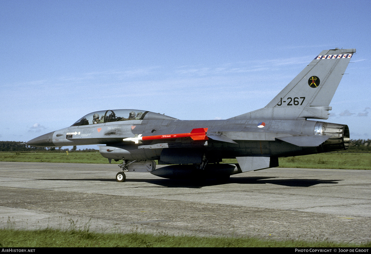 Aircraft Photo of J-267 | General Dynamics F-16B Fighting Falcon | Netherlands - Air Force | AirHistory.net #575336