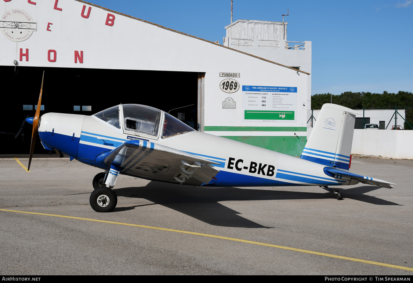Aircraft Photo of EC-BKB | AISA I-11B Peque | Real Aero Club de Mahón Menorca | AirHistory.net #575370