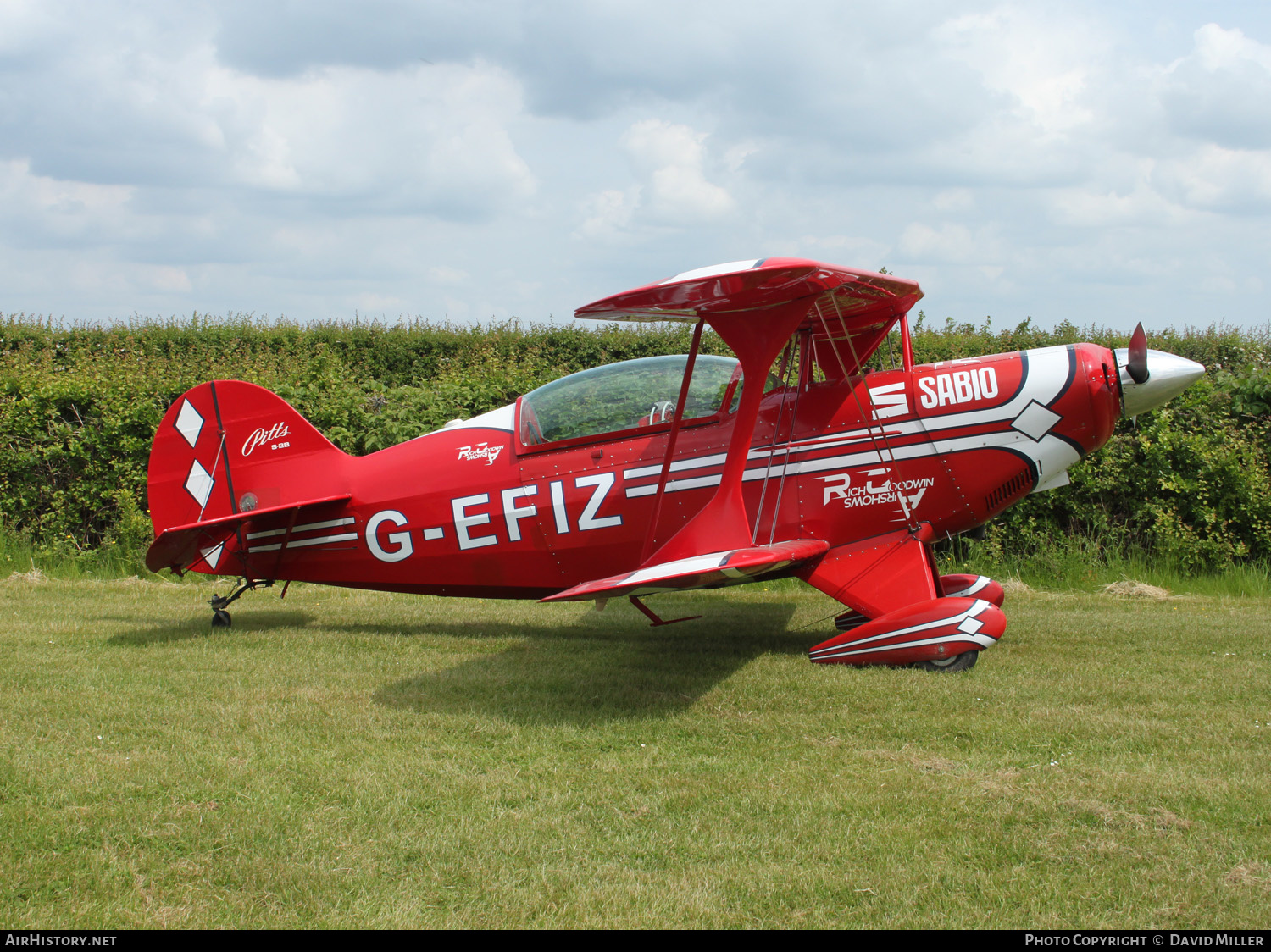 Aircraft Photo of G-EFIZ | Aviat Pitts S-2B Special | Rich Goodwin Airshows | AirHistory.net #575372