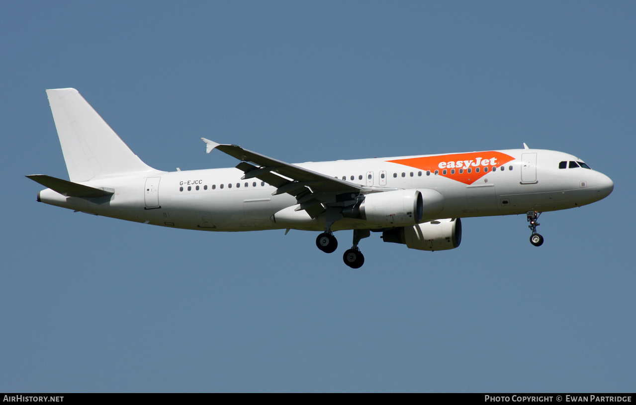 Aircraft Photo of G-EJCC | Airbus A320-214 | EasyJet | AirHistory.net #575382