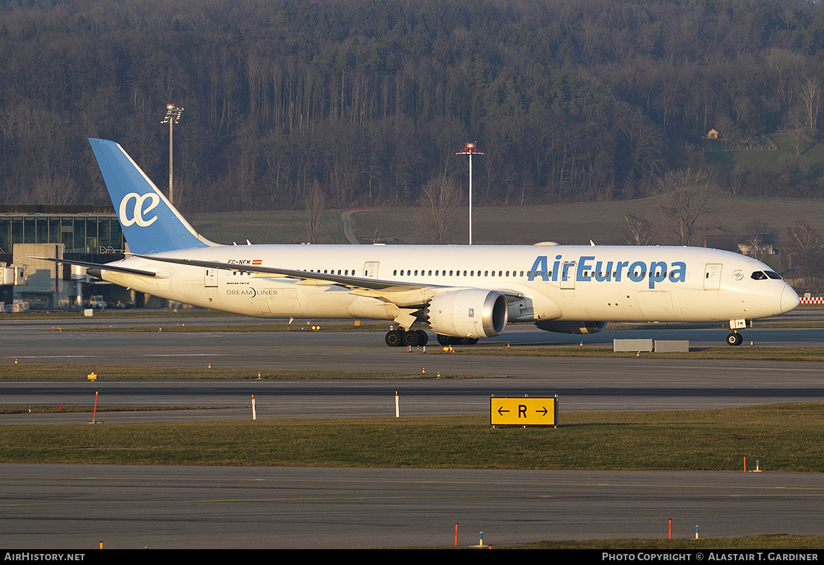 Aircraft Photo of EC-NFM | Boeing 787-9 Dreamliner | Air Europa | AirHistory.net #575405