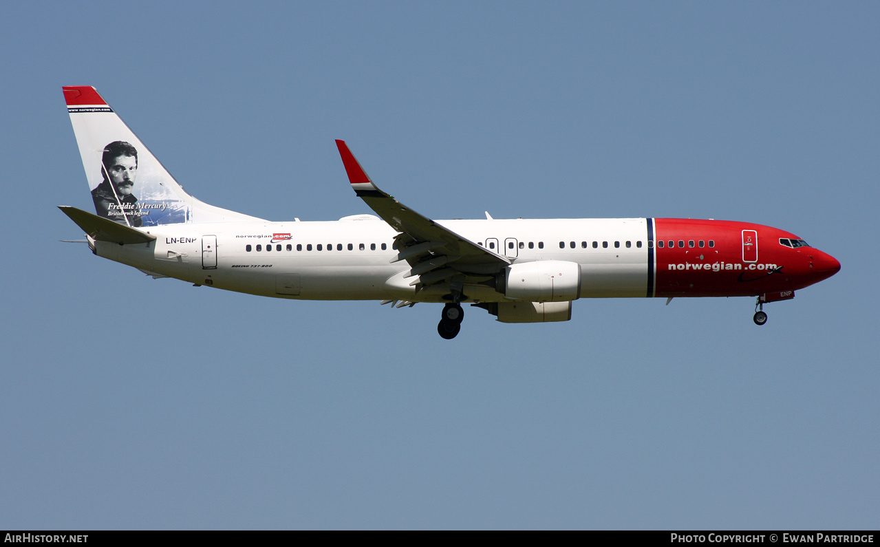 Aircraft Photo of LN-ENP | Boeing 737-800 | Norwegian | AirHistory.net #575417