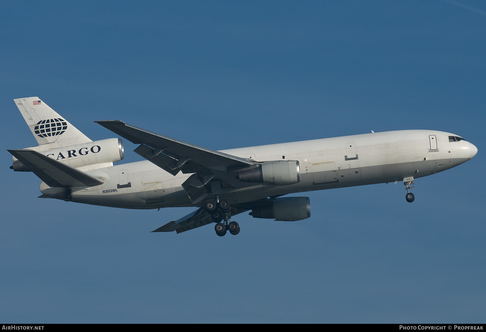 Aircraft Photo of N303WL | McDonnell Douglas DC-10-30(F) | World Airways Cargo | AirHistory.net #575425