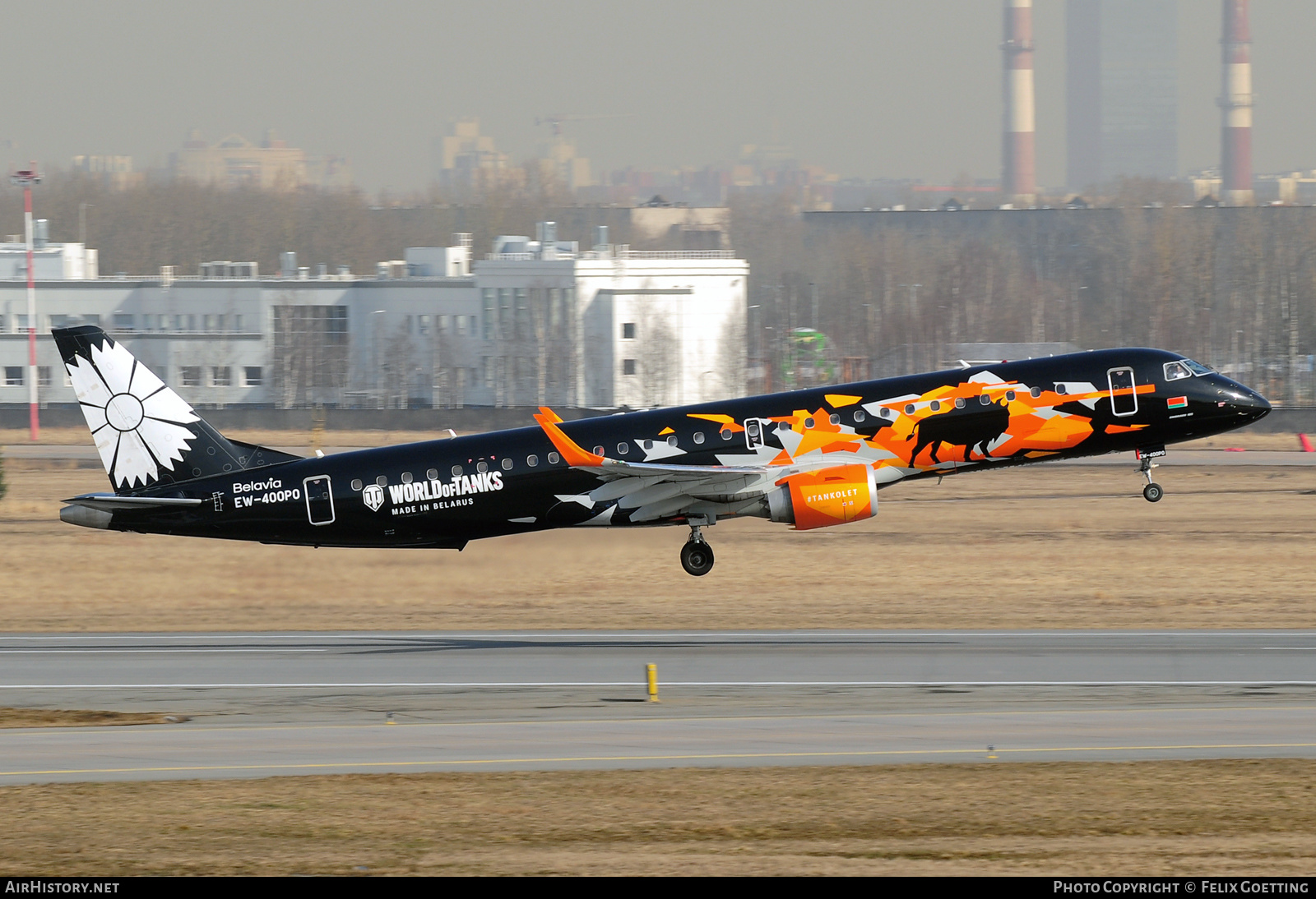 Aircraft Photo of EW-400PO | Embraer 195LR (ERJ-190-200LR) | Belavia | AirHistory.net #575426