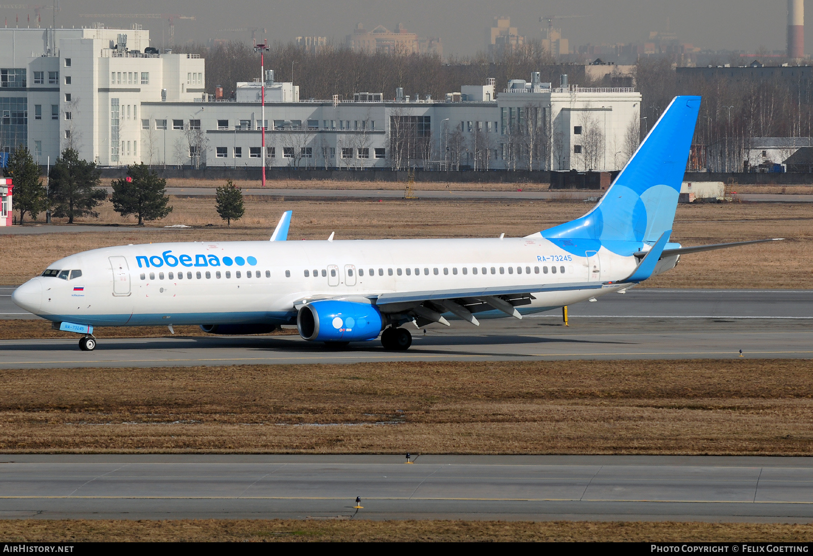 Aircraft Photo of RA-73245 | Boeing 737-8LJ | Pobeda Airlines | AirHistory.net #575427