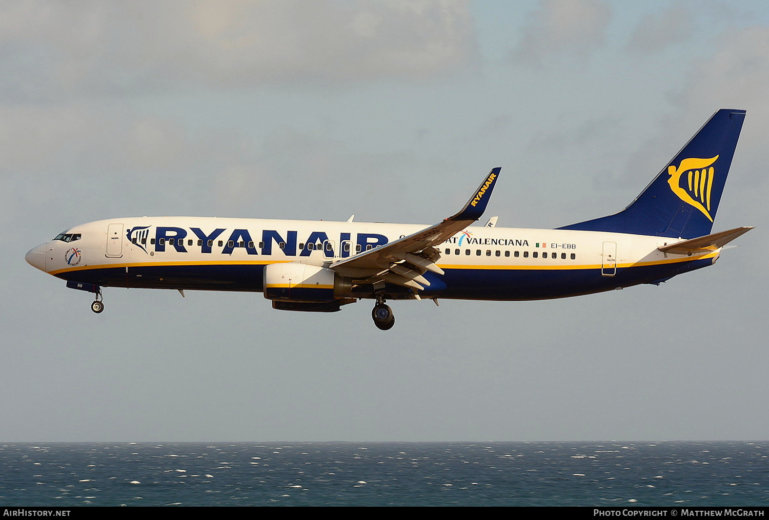 Aircraft Photo of EI-EBB | Boeing 737-8AS | Ryanair | AirHistory.net #575431