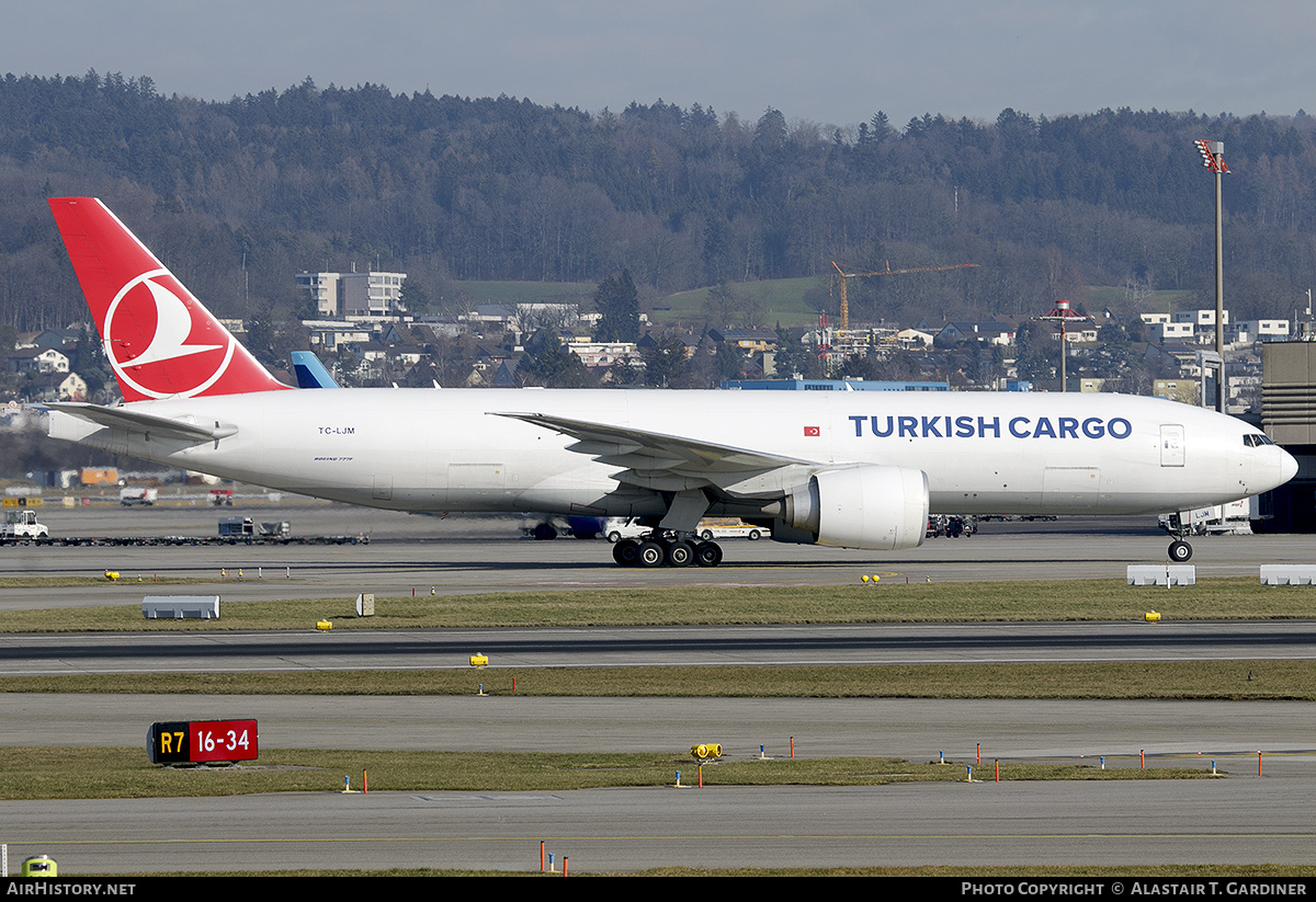 Aircraft Photo of TC-LJM | Boeing 777-F | Turkish Airlines Cargo | AirHistory.net #575441