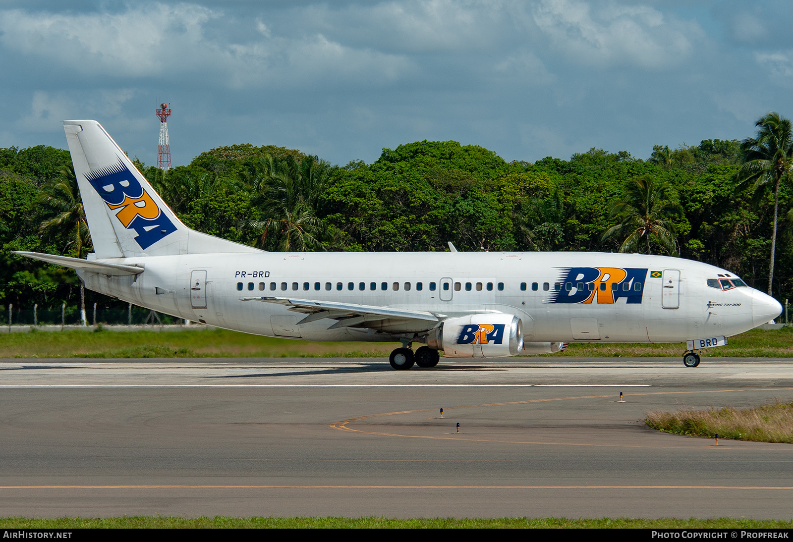 Aircraft Photo of PR-BRD | Boeing 737-3M8 | BRA Transportes Aereos | AirHistory.net #575448