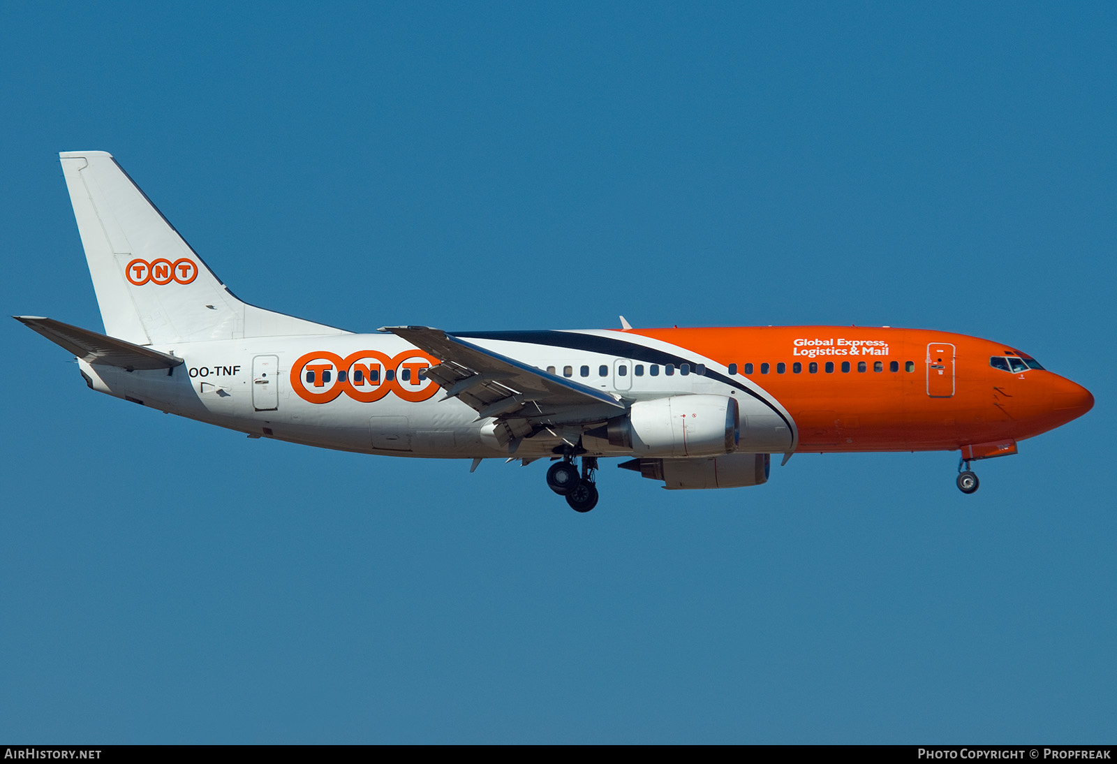 Aircraft Photo of OO-TNF | Boeing 737-3Q8 | TNT Airways | AirHistory.net #575478