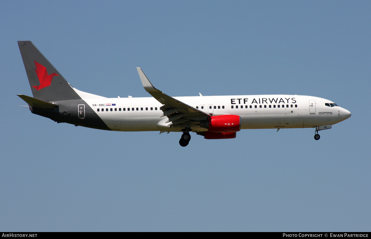 Aircraft Photo of 9A-ABC | Boeing 737-8Q8 | ETF Airways | AirHistory.net #575509