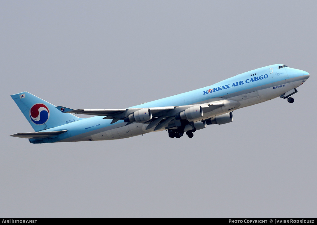 Aircraft Photo of HL7605 | Boeing 747-4B5F/ER/SCD | Korean Air Cargo | AirHistory.net #575537