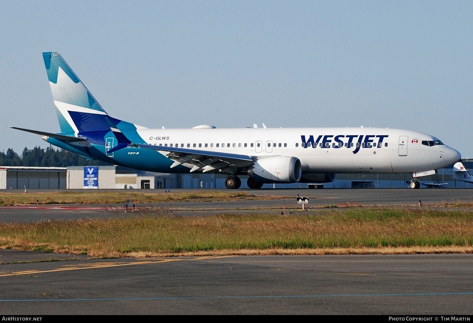 Aircraft Photo of C-GLWS | Boeing 737-8 Max 8 | WestJet | AirHistory.net #575596