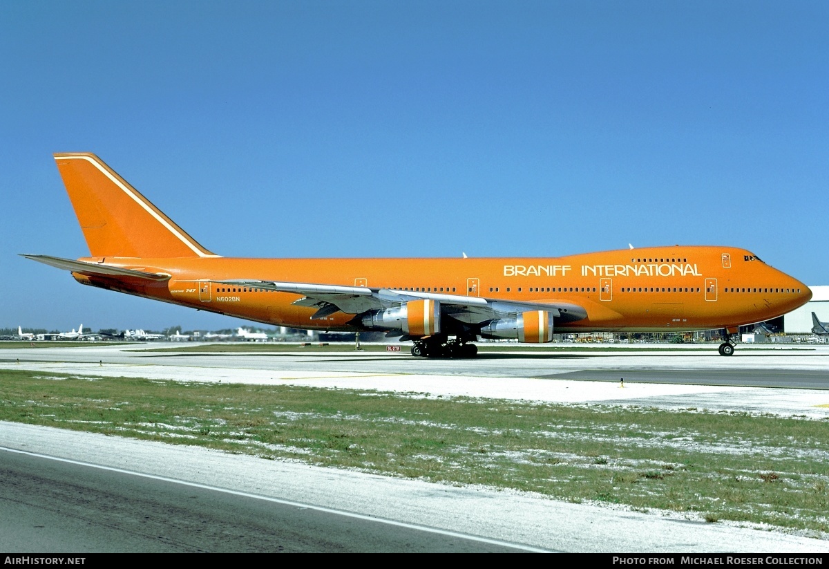 Aircraft Photo of N602BN | Boeing 747-227B | Braniff International Airways | AirHistory.net #575607