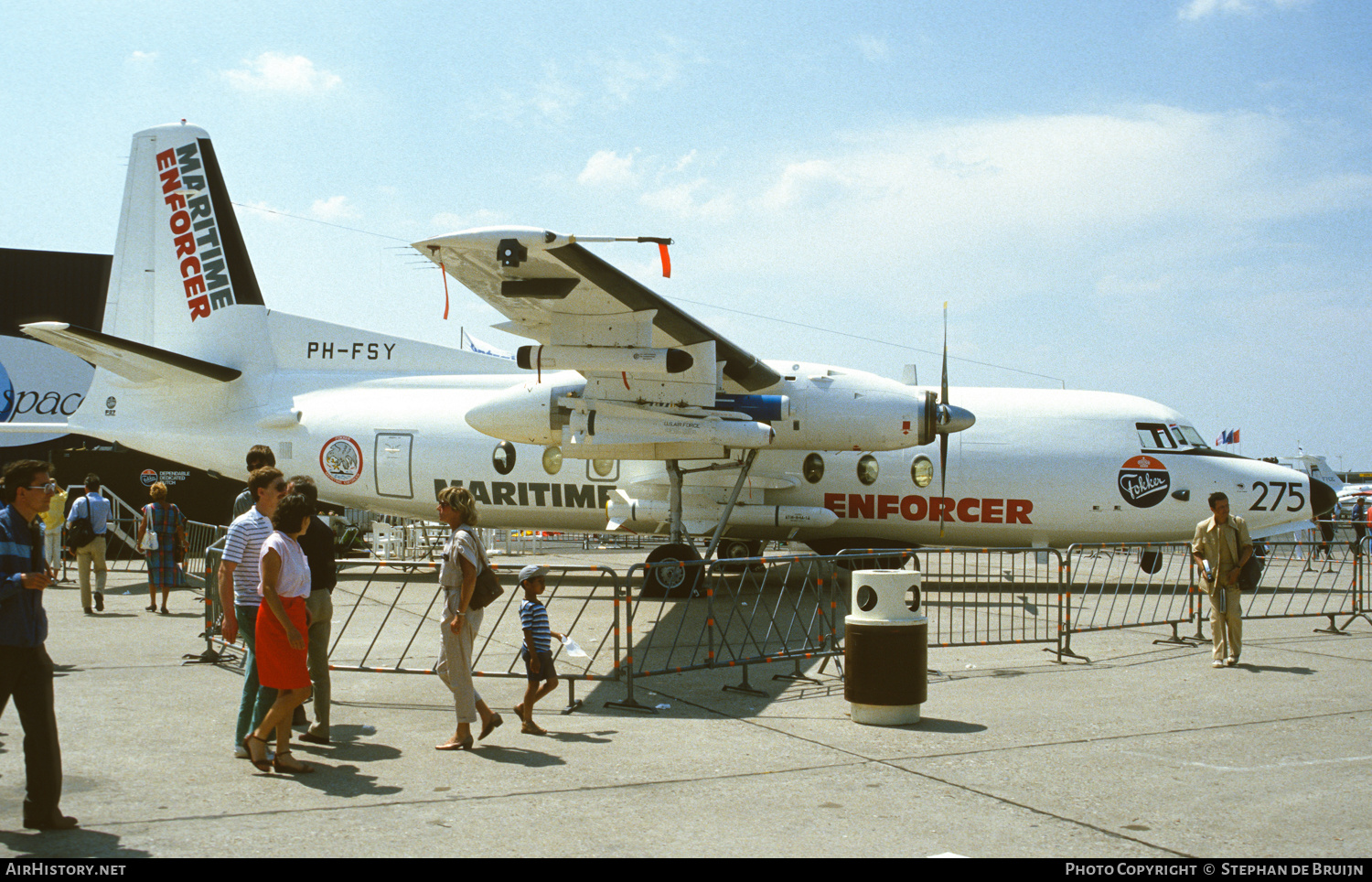 Aircraft Photo of PH-FSY | Fokker F27-200ME | Fokker | AirHistory.net #575632