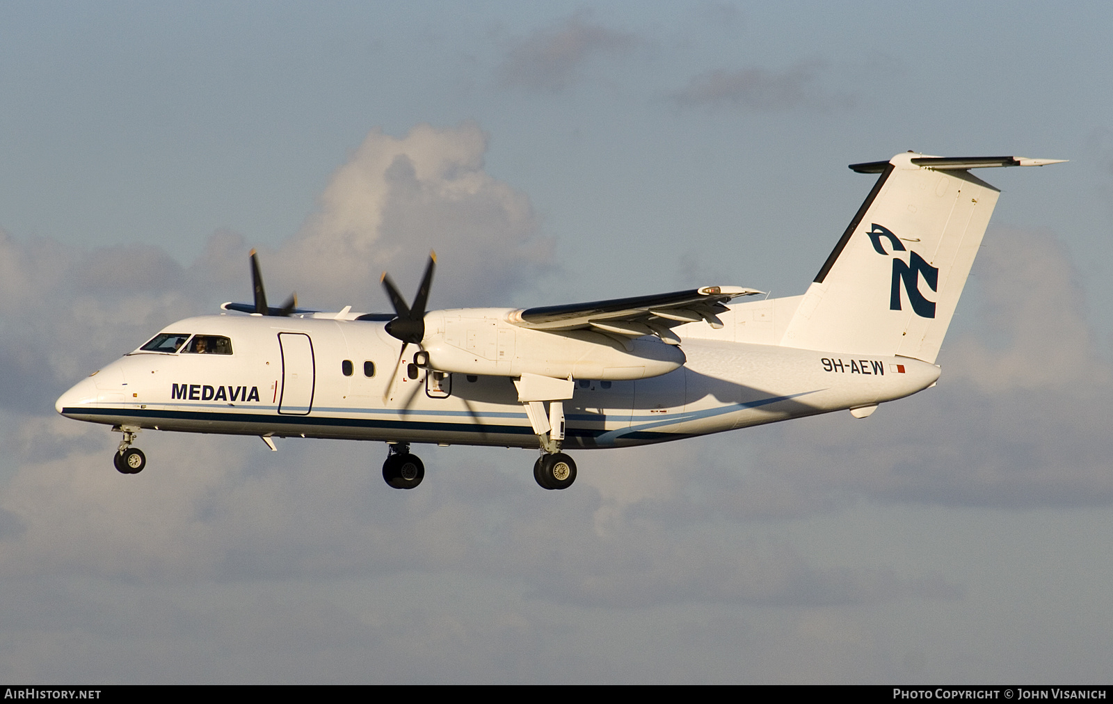 Aircraft Photo of 9H-AEW | De Havilland Canada DHC-8-102 Dash 8 | Medavia - Mediterranean Aviation | AirHistory.net #575640