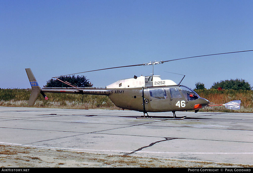 Aircraft Photo of 72-21252 / 21252 | Bell OH-58A Kiowa (206A-1) | USA - Army | AirHistory.net #575642