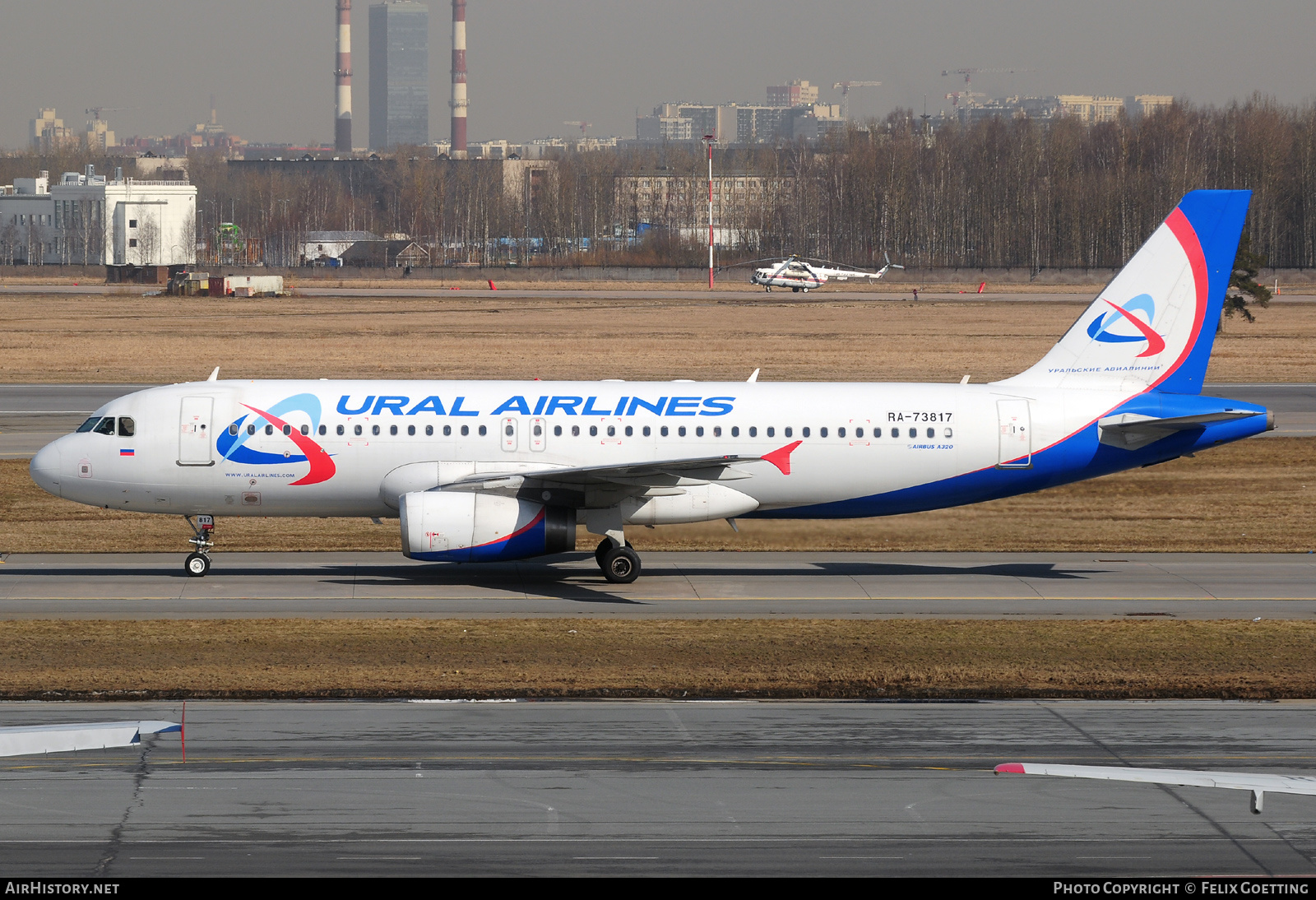 Aircraft Photo of RA-73817 | Airbus A320-232 | Ural Airlines | AirHistory.net #575660