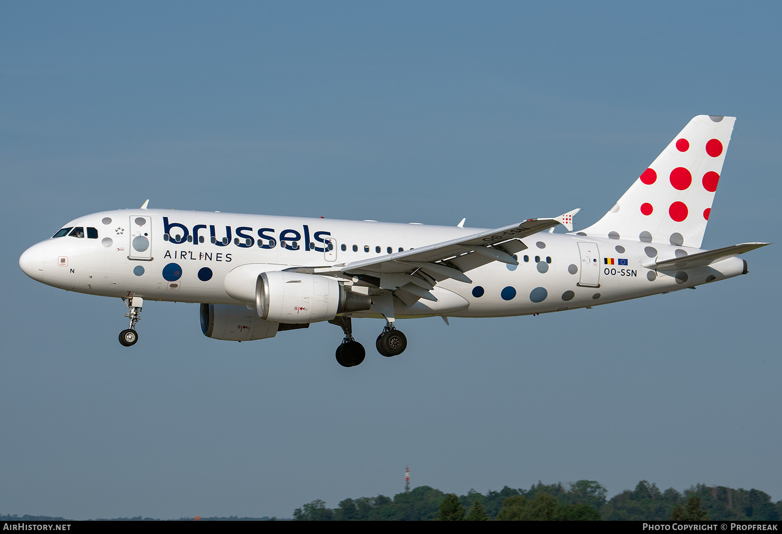 Aircraft Photo of OO-SSN | Airbus A319-112 | Brussels Airlines | AirHistory.net #575661