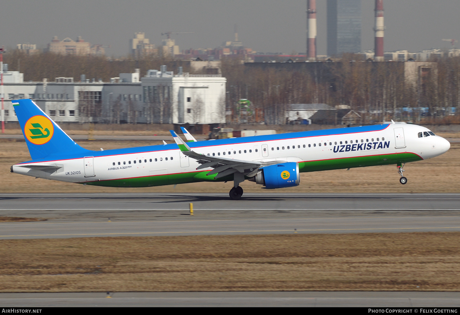 Aircraft Photo of UK32105 | Airbus A321-253NX | Uzbekistan Airways | AirHistory.net #575664