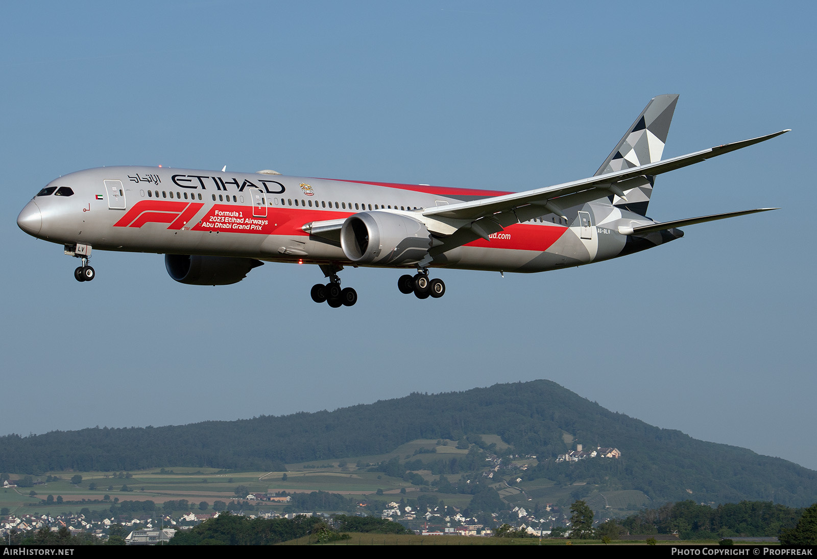 Aircraft Photo of A6-BLV | Boeing 787-9 Dreamliner | Etihad Airways | AirHistory.net #575665