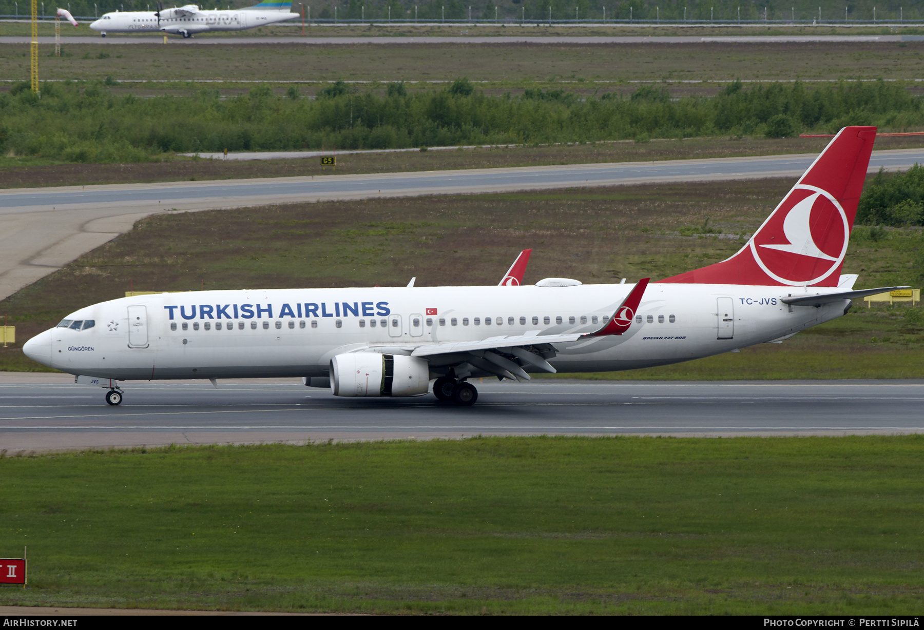 Aircraft Photo of TC-JVS | Boeing 737-8F2 | Turkish Airlines | AirHistory.net #575686