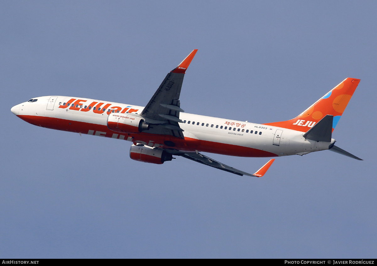 Aircraft Photo of HL8303 | Boeing 737-8FH | Jeju Air | AirHistory.net #575710
