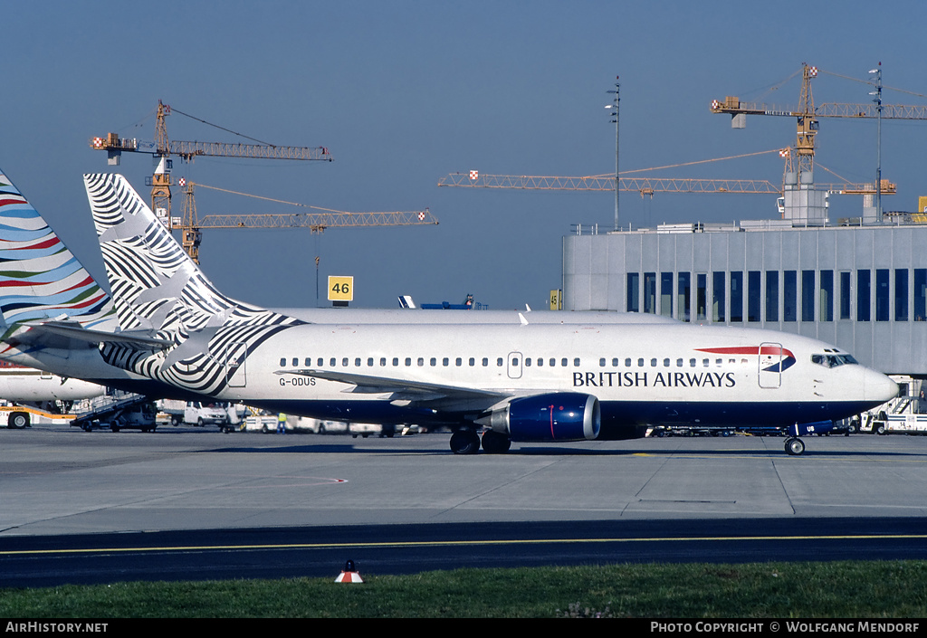 Aircraft Photo of G-ODUS | Boeing 737-36Q | British Airways | AirHistory.net #575719