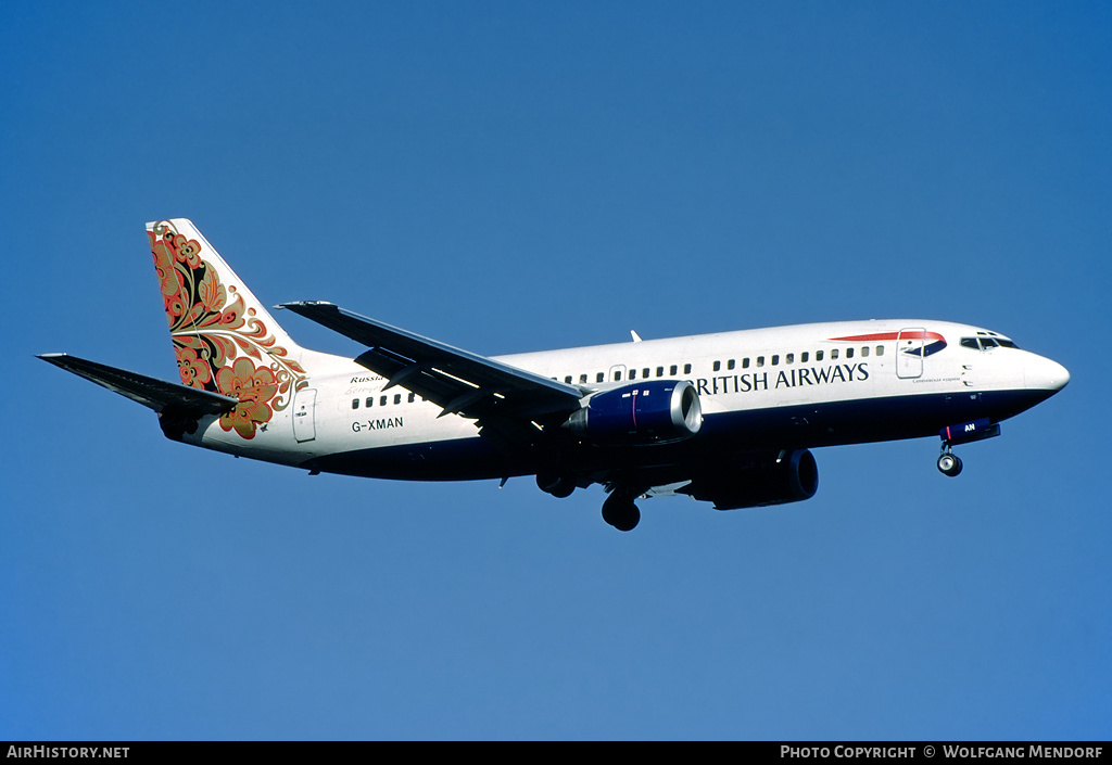 Aircraft Photo of G-XMAN | Boeing 737-36N | British Airways | AirHistory.net #575725
