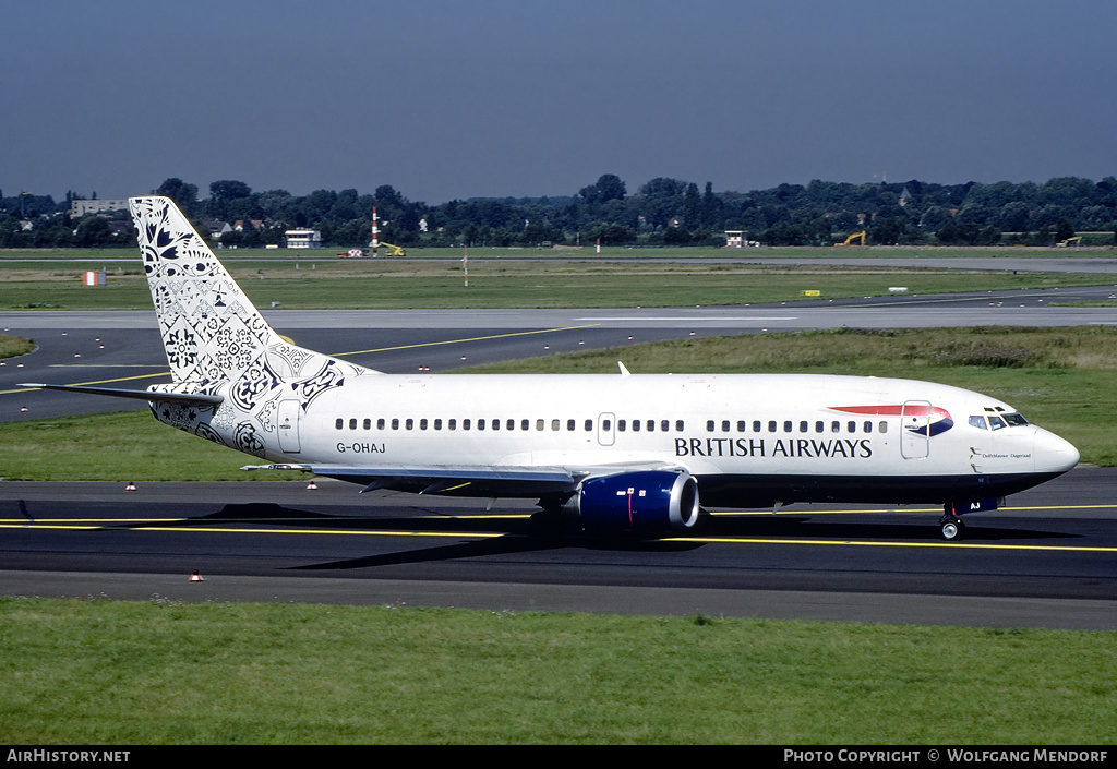 Aircraft Photo of G-OHAJ | Boeing 737-36Q | British Airways | AirHistory.net #575726