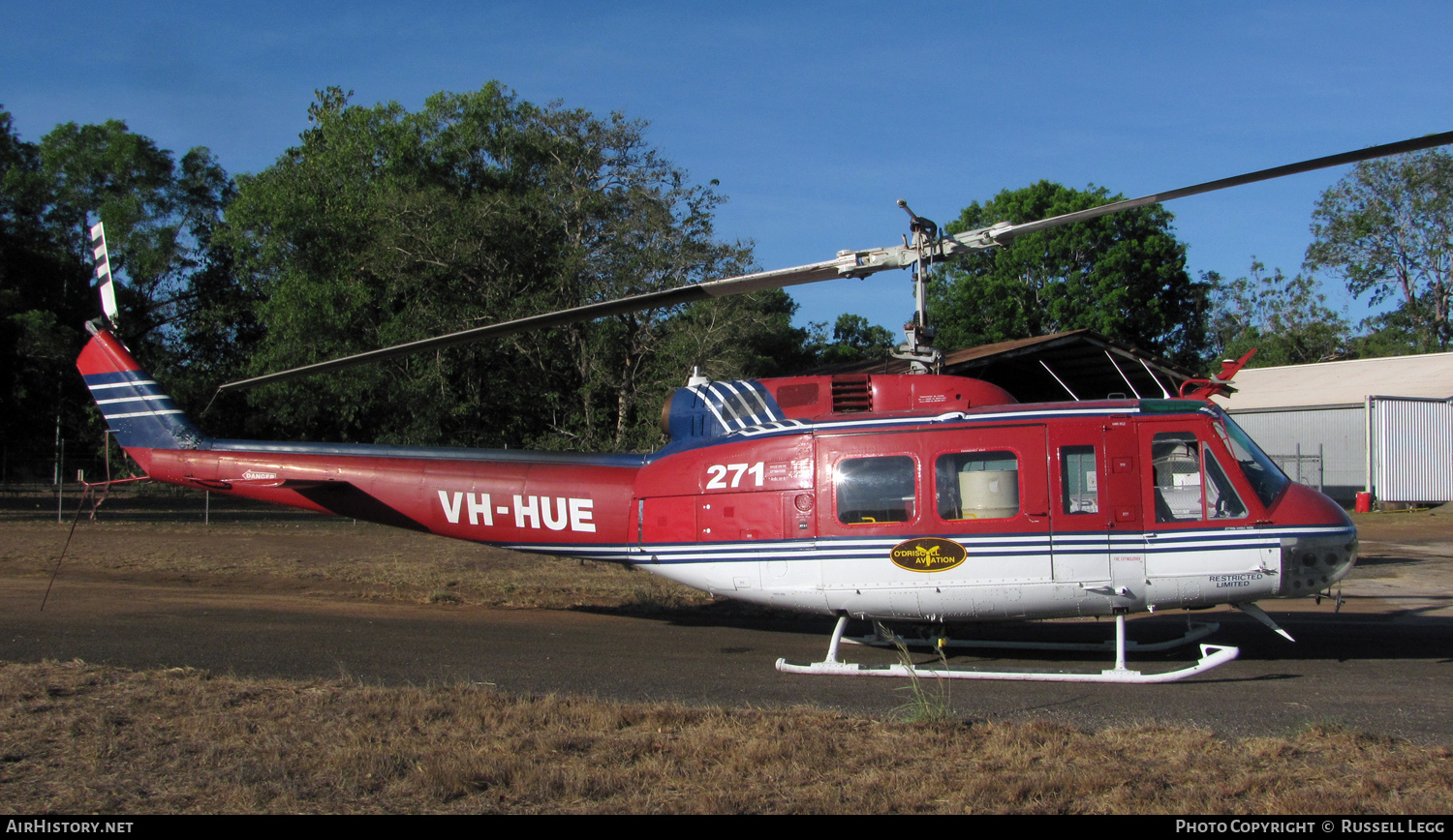 Aircraft Photo of VH-HUE | Bell UH-1H Iroquois | O'Driscoll Aviation | AirHistory.net #575779