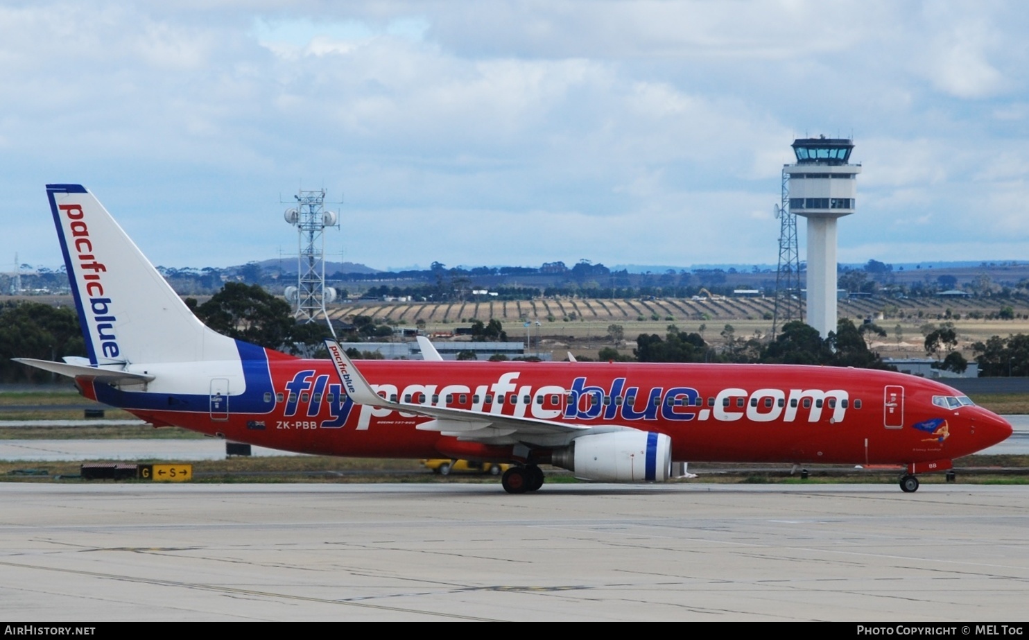 Aircraft Photo of ZK-PBB | Boeing 737-8FE | Pacific Blue Airlines | AirHistory.net #575811