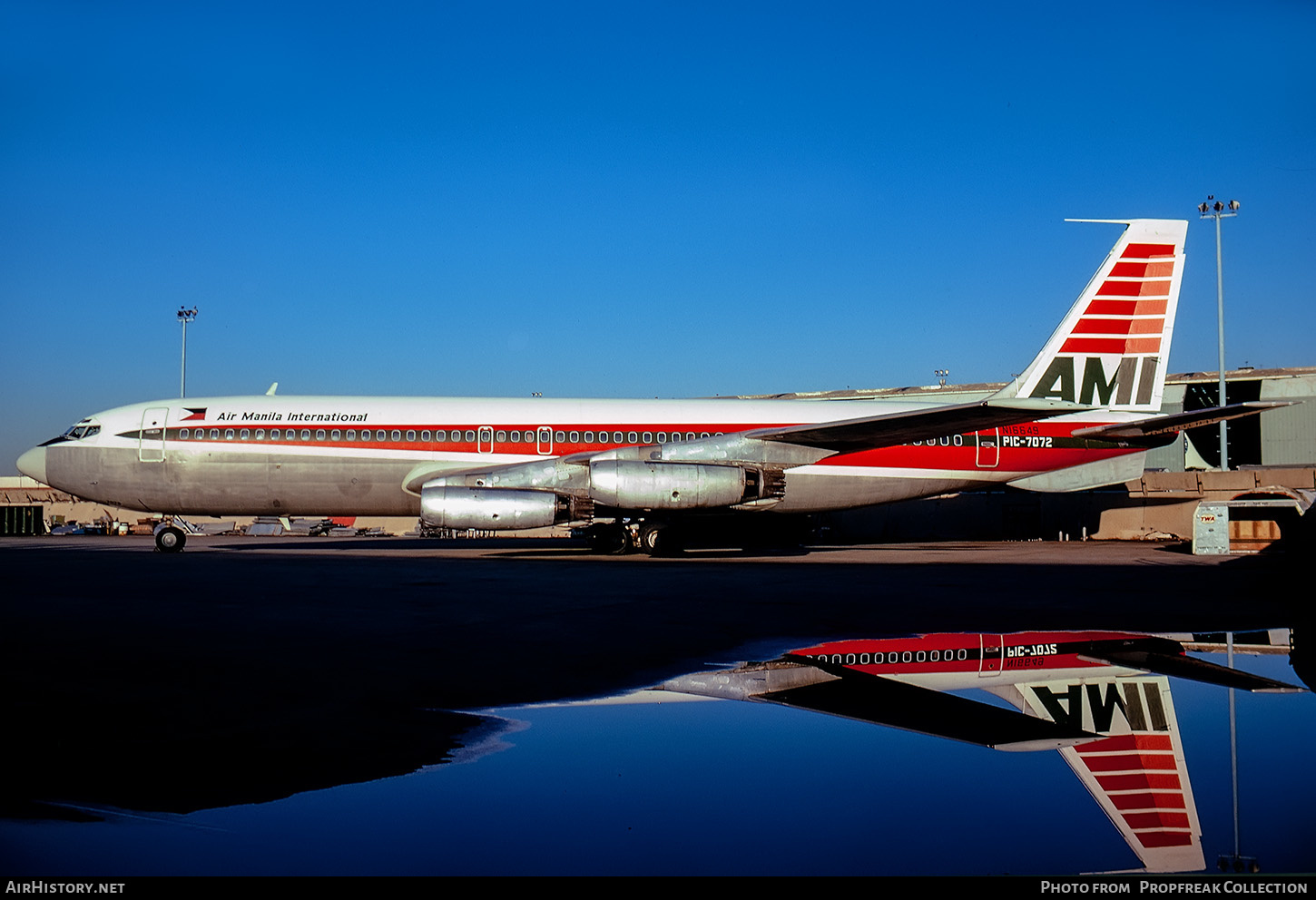 Aircraft Photo of N16649 / PIC-7072 | Boeing 707-131 | Air Manila International | AirHistory.net #575816