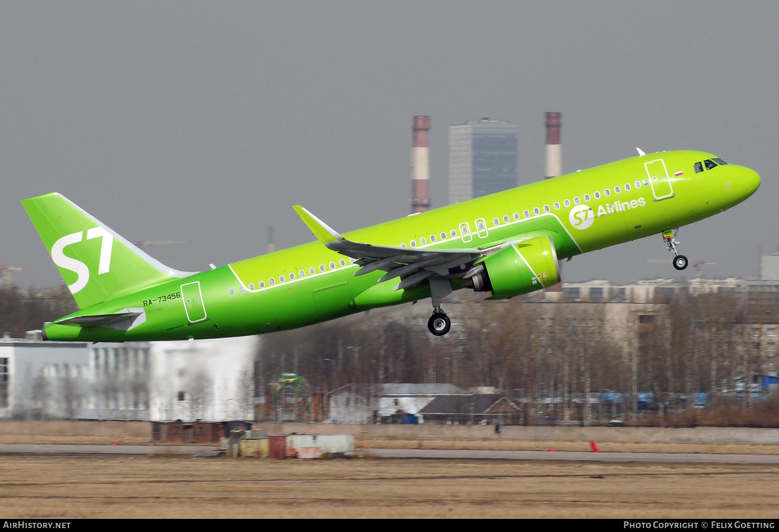 Aircraft Photo of RA-73456 | Airbus A320-271N | S7 Airlines | AirHistory.net #575836