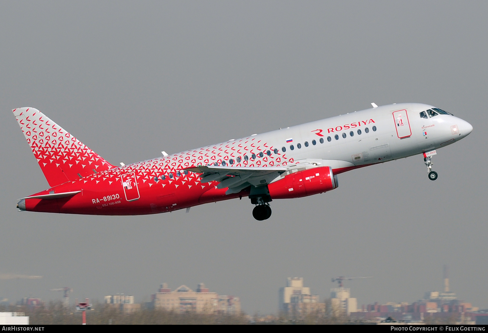 Aircraft Photo of RA-89130 | Sukhoi SSJ-100-95B Superjet 100 (RRJ-95B) | Rossiya - Russian Airlines | AirHistory.net #575837