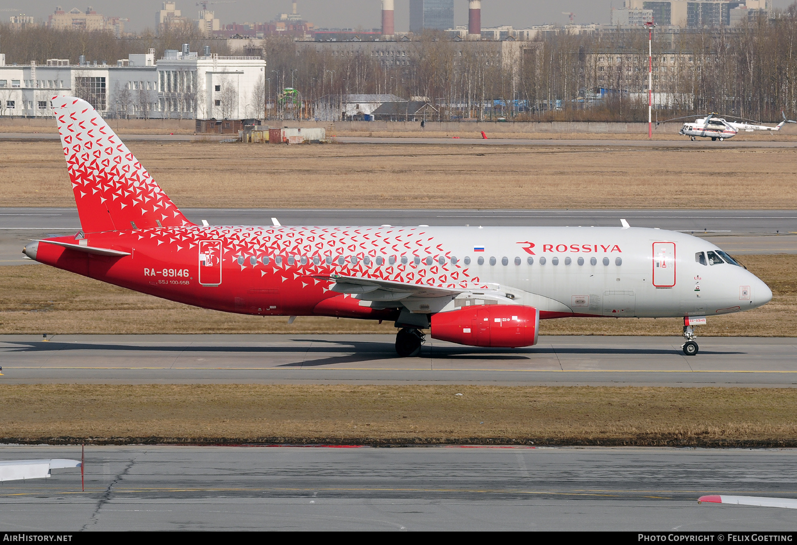 Aircraft Photo of RA-89146 | Sukhoi SSJ-100-95B Superjet 100 (RRJ-95B) | Rossiya - Russian Airlines | AirHistory.net #575843