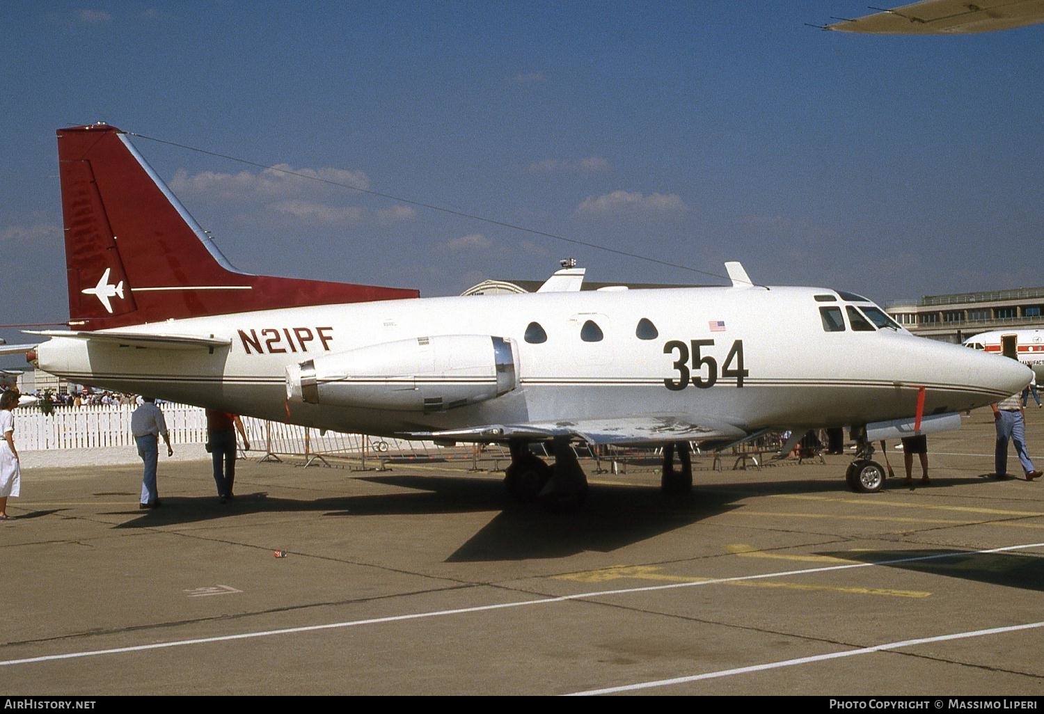 Aircraft Photo of N21PF | North American Rockwell NA-282 Sabreliner 40 | AirHistory.net #575848