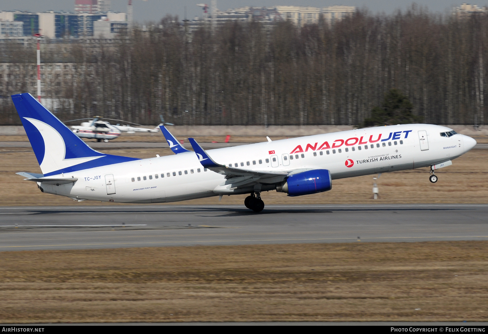 Aircraft Photo of TC-JGY | Boeing 737-8F2 | AnadoluJet | AirHistory.net #575865