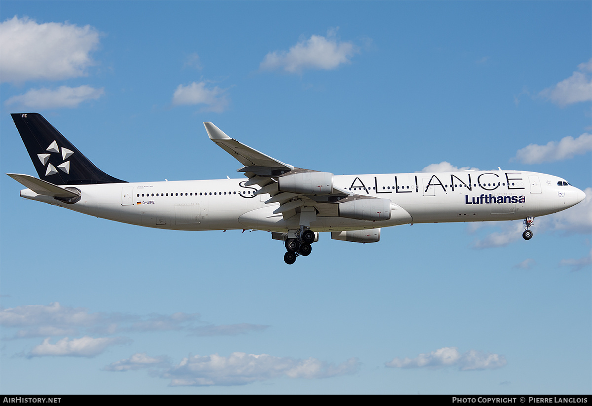 Aircraft Photo of D-AIFE | Airbus A340-313 | Lufthansa | AirHistory.net #575884