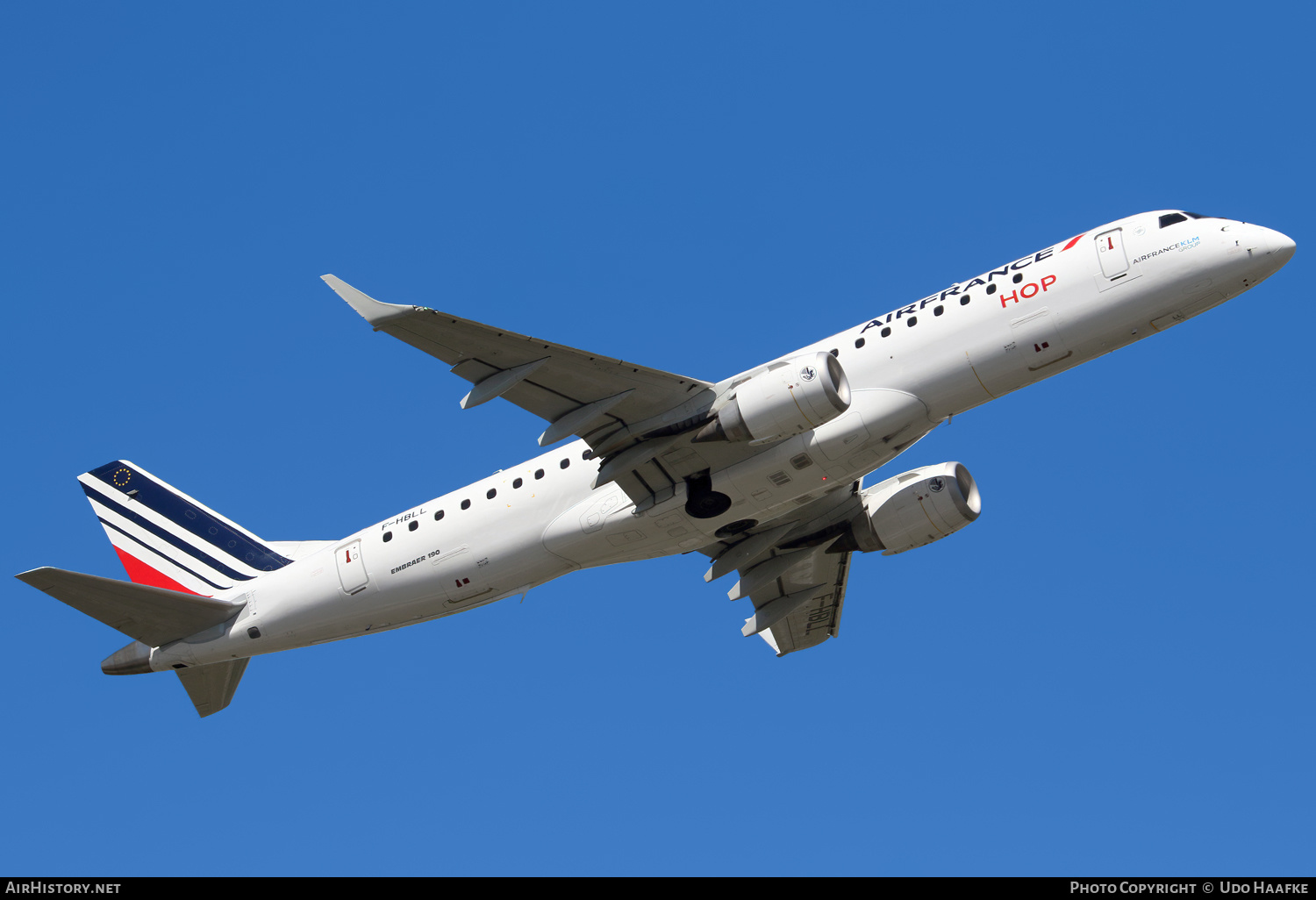 Aircraft Photo of F-HBLL | Embraer 190STD (ERJ-190-100STD) | Air France | AirHistory.net #575894