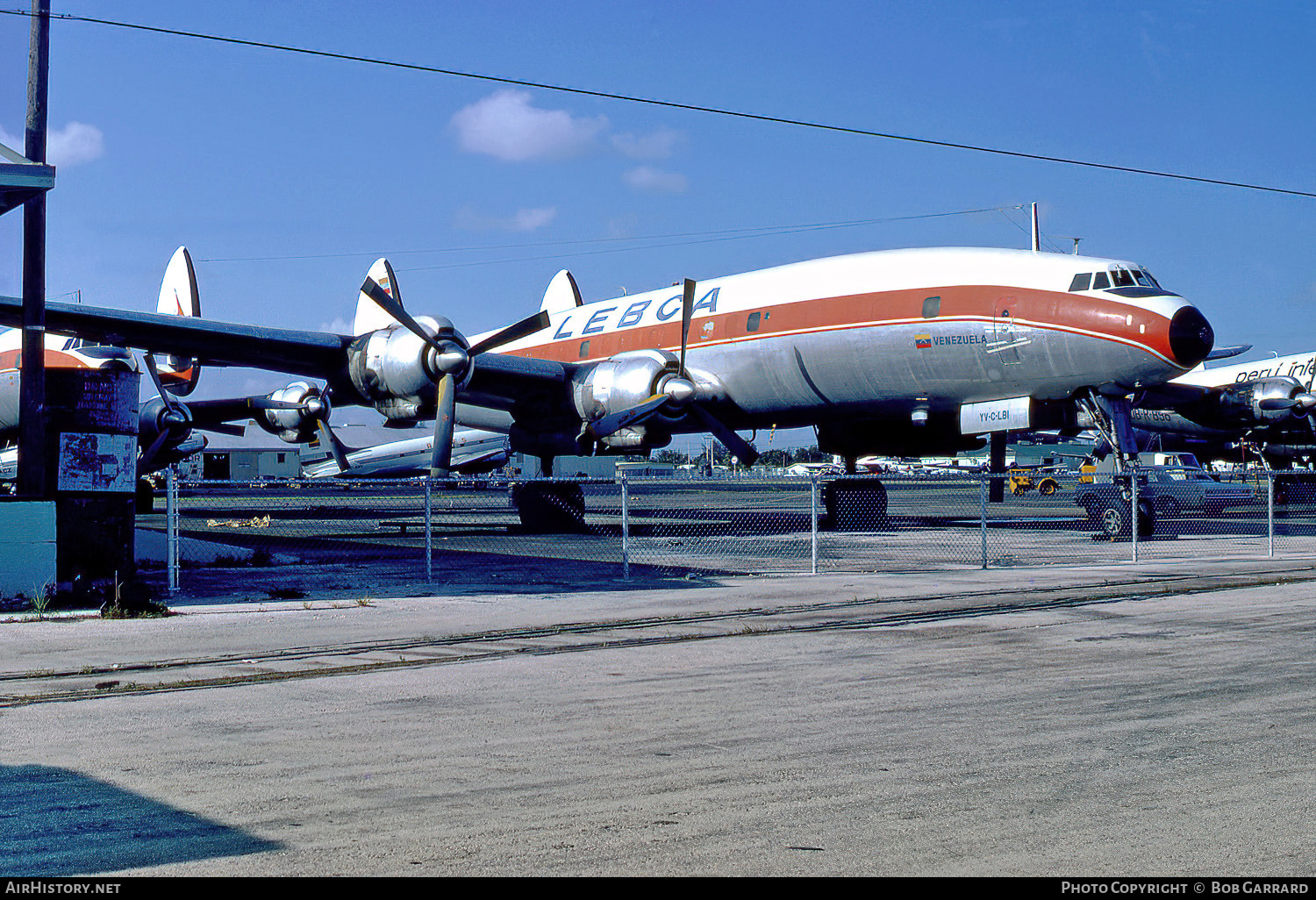 Aircraft Photo of YV-C-LBI | Lockheed L-1049H Super Constellation | LEBCA Venezuela | AirHistory.net #575919